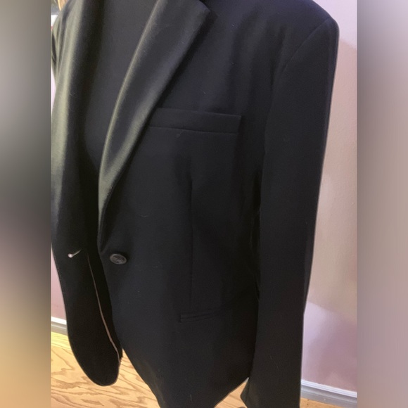 Black Gap blazer with lightly padded shoulders size S/M - Picture 3 of 10